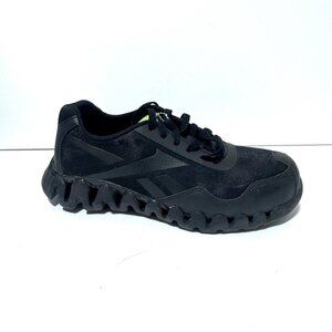 Reebok Mens Zig Pulse Work Sneaker Black Size 10W